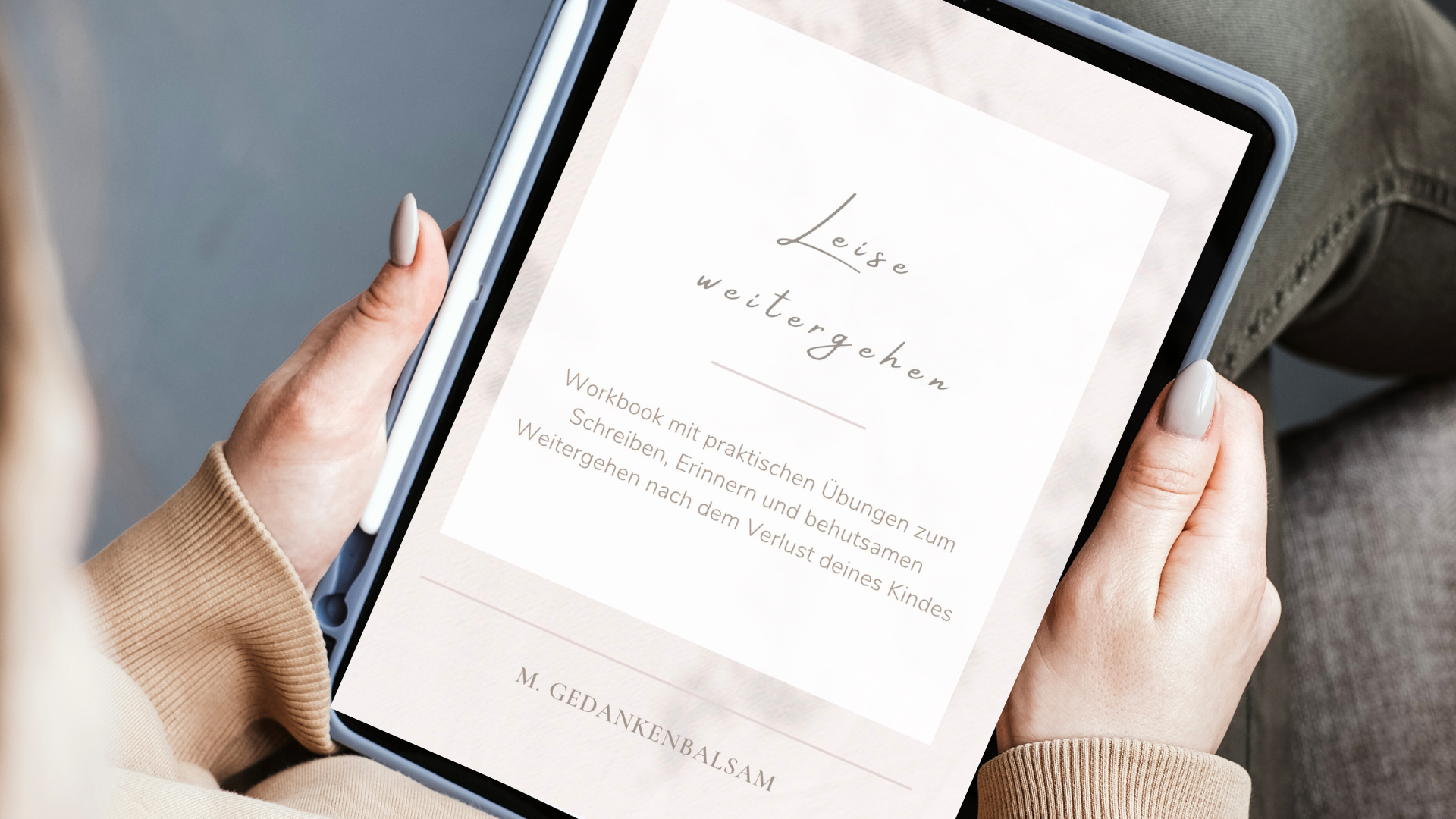 Workbook-leise-weitergehen-nach Fehlgeburt-Gedankenbalsam